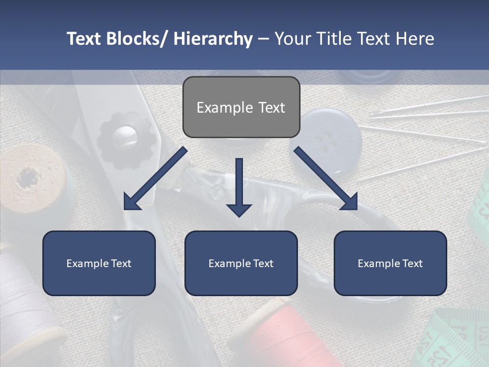 Bobbins Fabric Tape PowerPoint Template