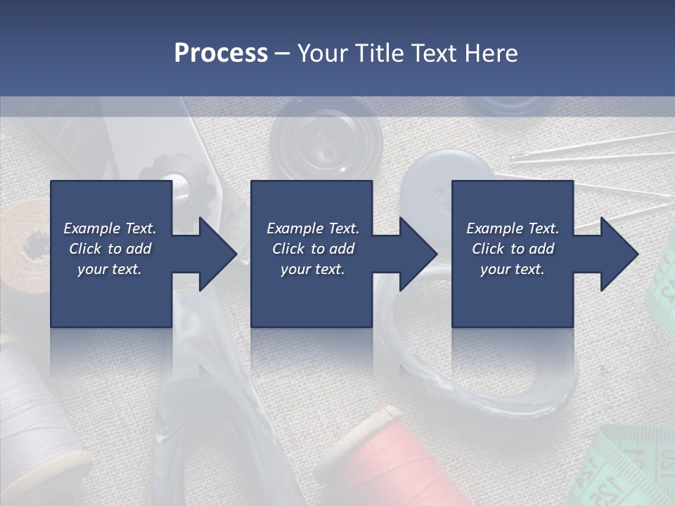 Bobbins Fabric Tape PowerPoint Template