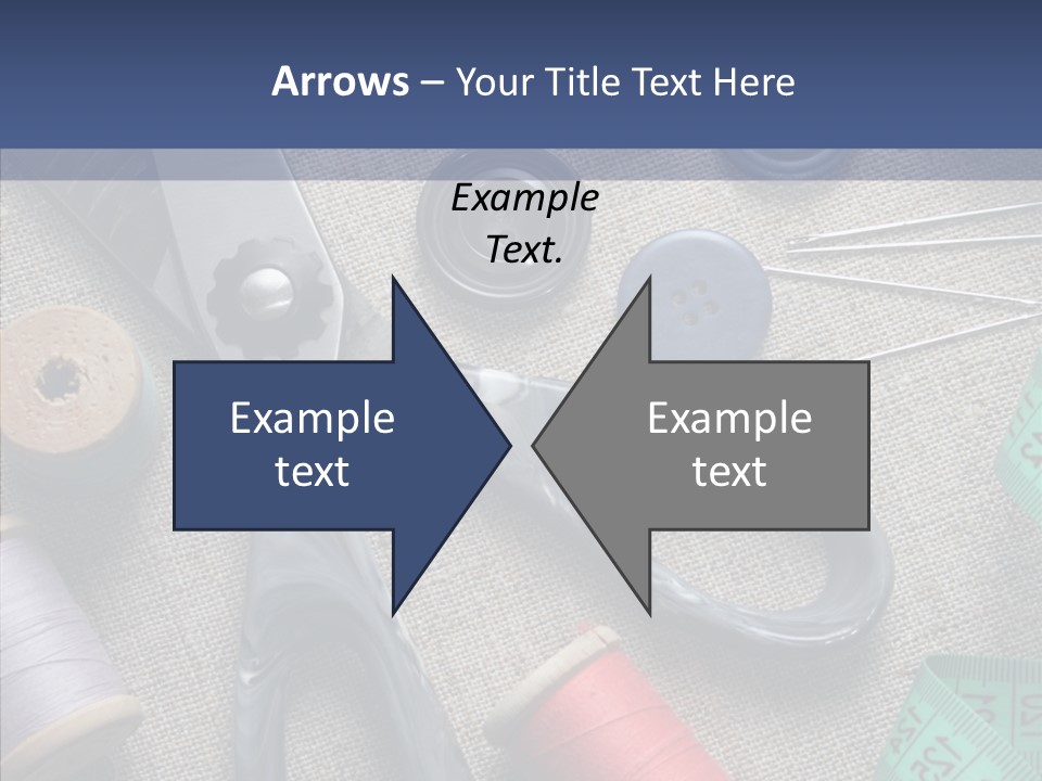 Bobbins Fabric Tape PowerPoint Template