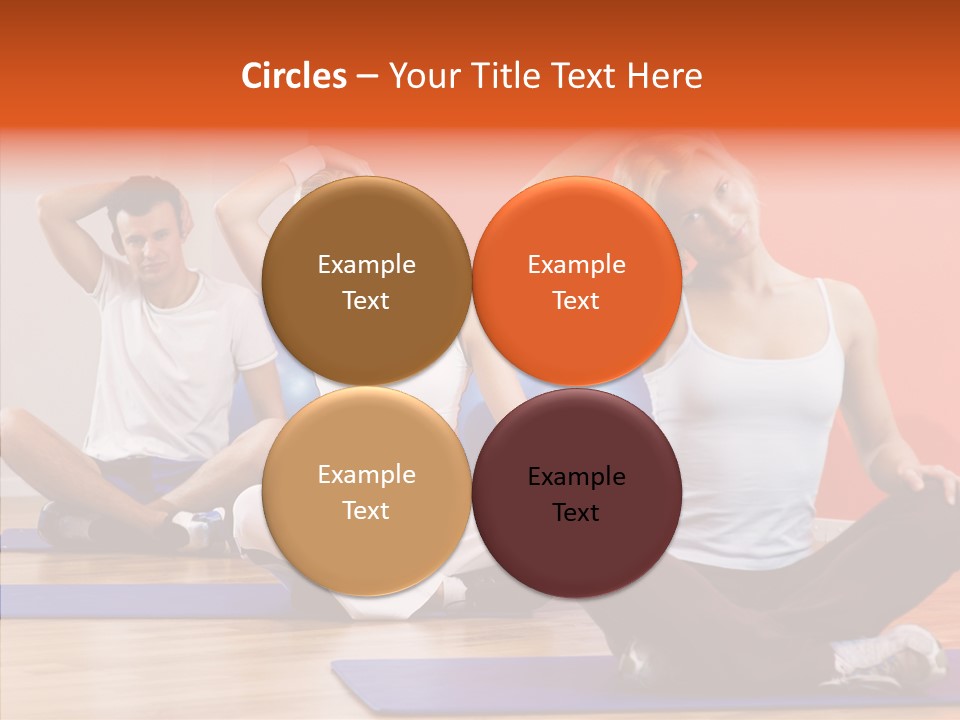 Pose Beauty Fitness PowerPoint Template