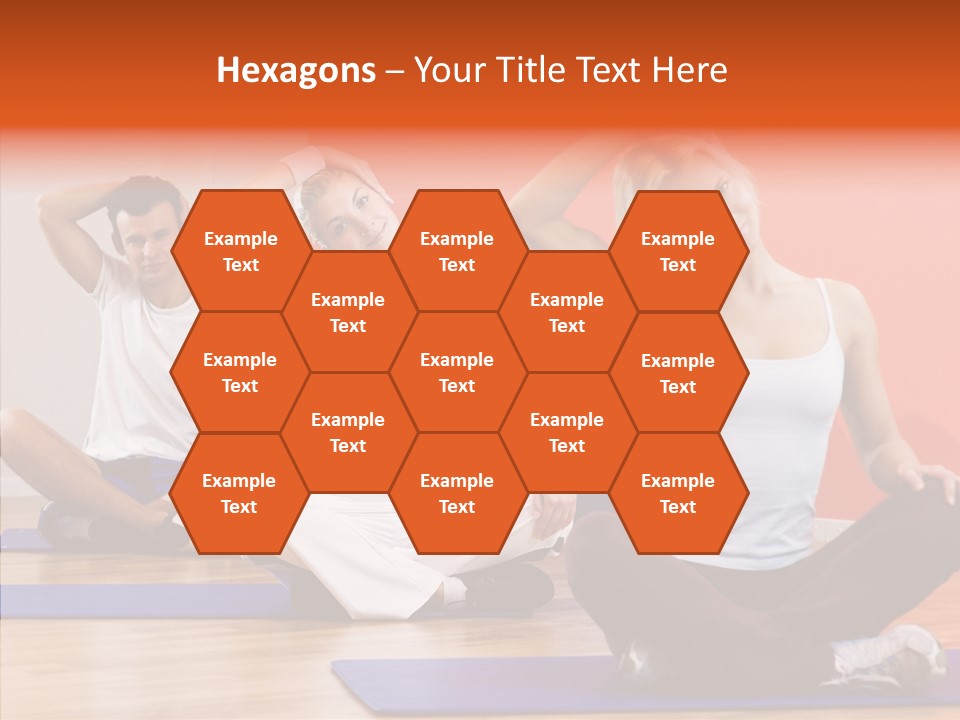 Pose Beauty Fitness PowerPoint Template