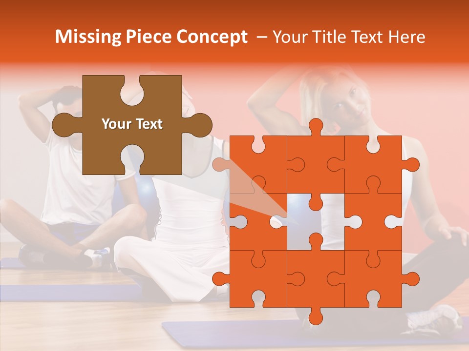 Pose Beauty Fitness PowerPoint Template