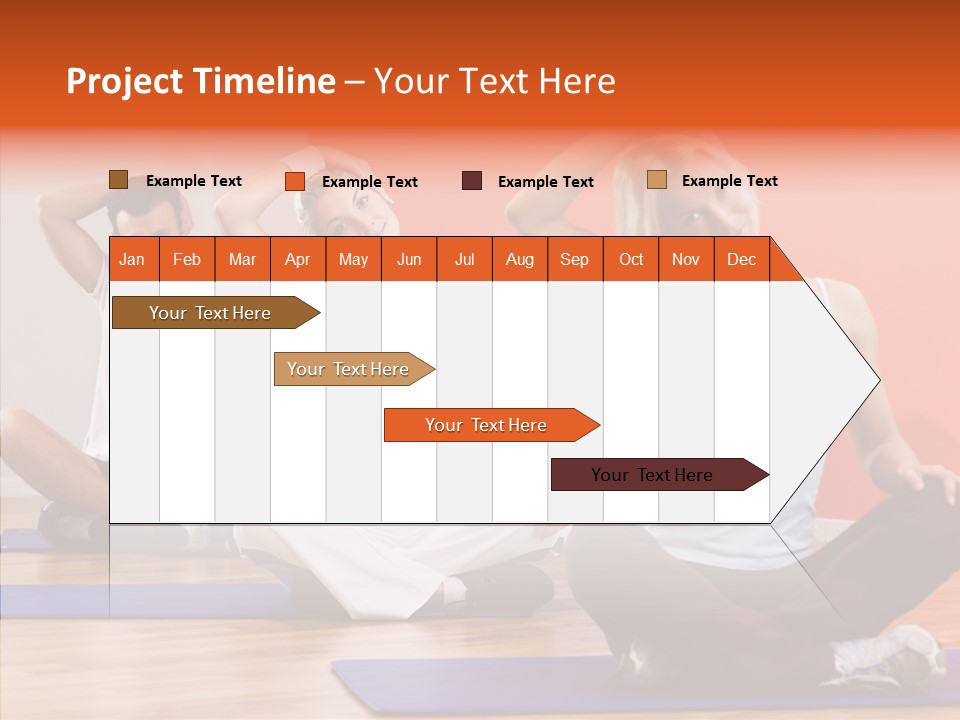 Pose Beauty Fitness PowerPoint Template