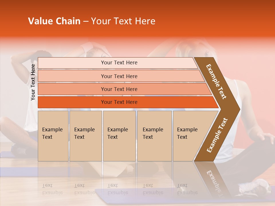 Pose Beauty Fitness PowerPoint Template