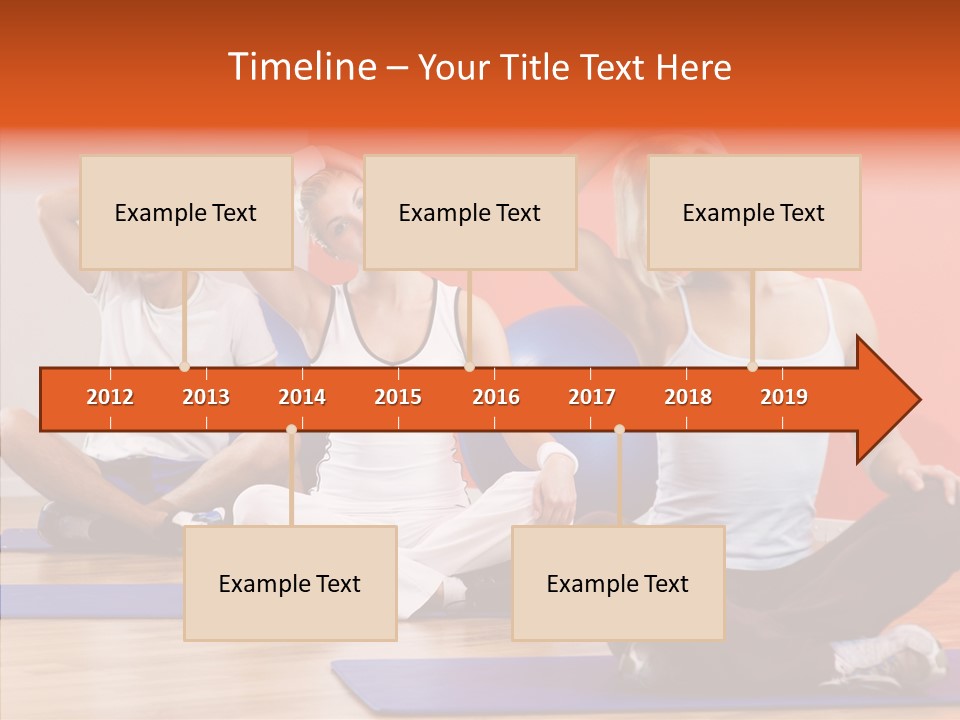 Pose Beauty Fitness PowerPoint Template