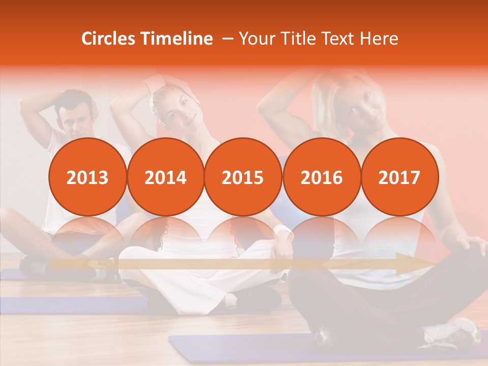 Pose Beauty Fitness PowerPoint Template