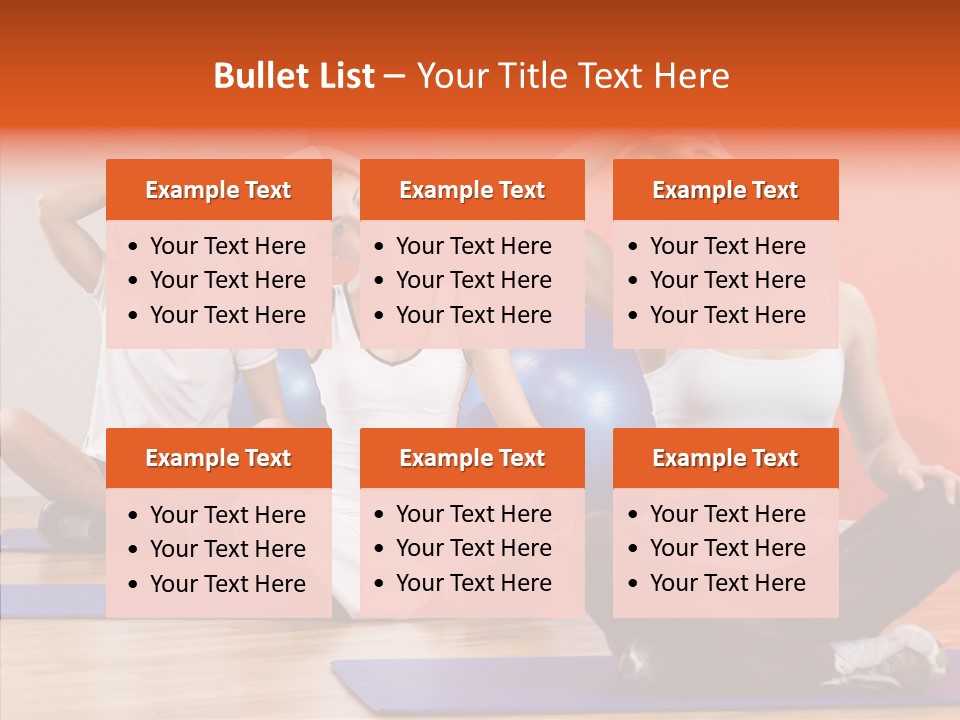 Pose Beauty Fitness PowerPoint Template