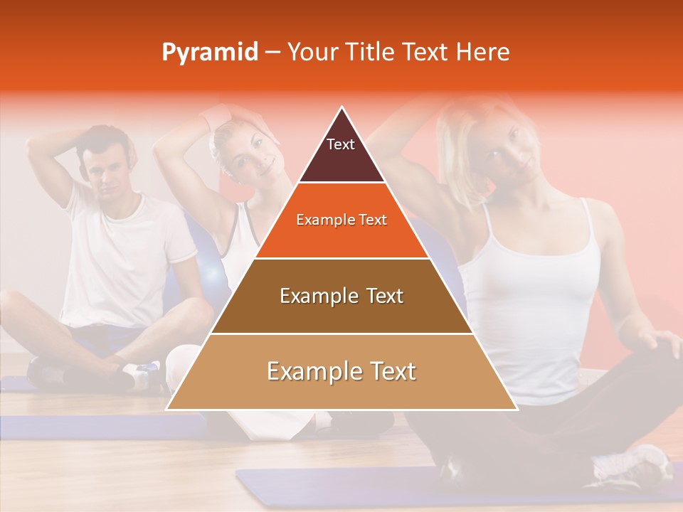 Pose Beauty Fitness PowerPoint Template