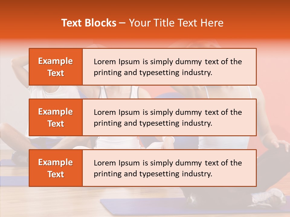 Pose Beauty Fitness PowerPoint Template