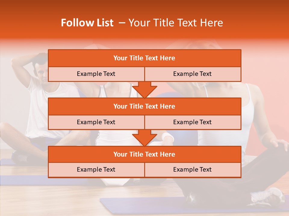 Pose Beauty Fitness PowerPoint Template