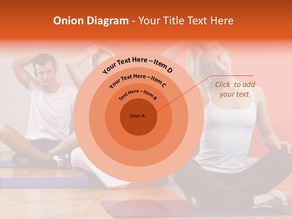 Pose Beauty Fitness PowerPoint Template