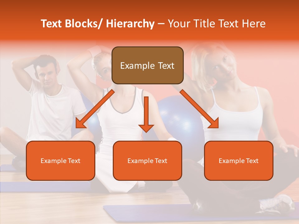 Pose Beauty Fitness PowerPoint Template