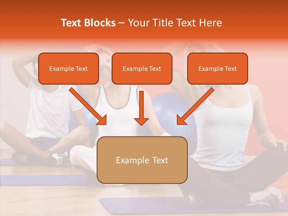 Pose Beauty Fitness PowerPoint Template