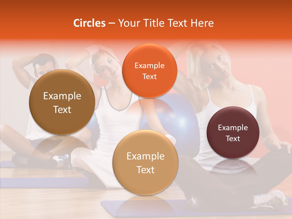 Pose Beauty Fitness PowerPoint Template