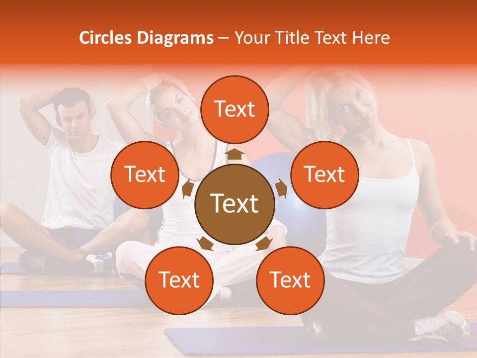 Pose Beauty Fitness PowerPoint Template