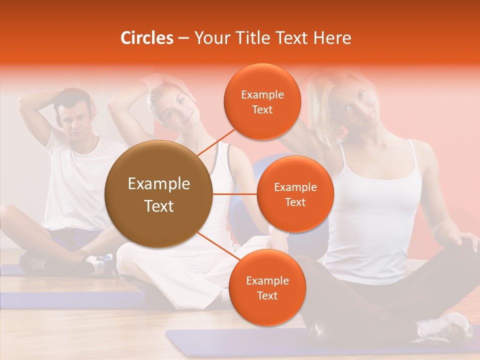 Pose Beauty Fitness PowerPoint Template