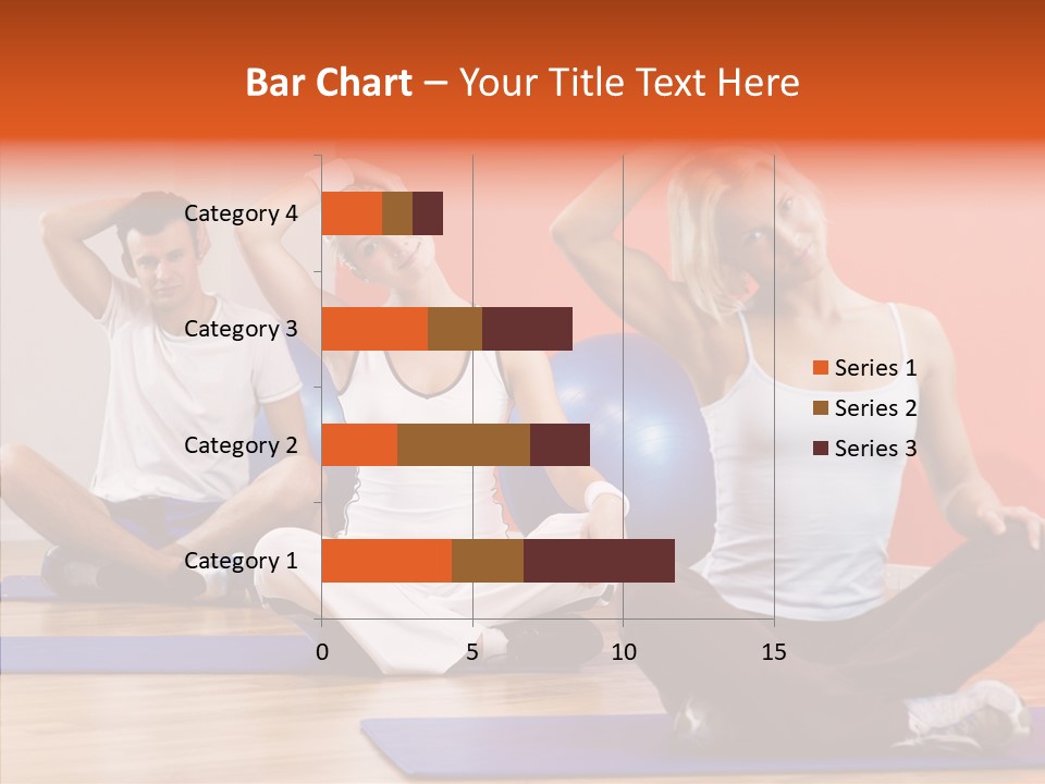 Pose Beauty Fitness PowerPoint Template