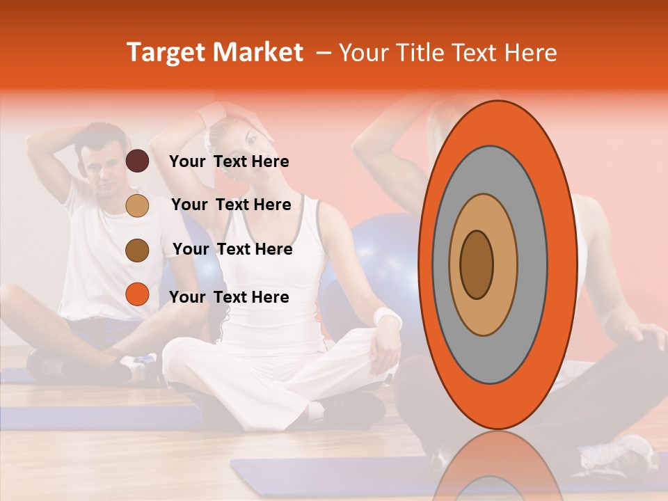 Pose Beauty Fitness PowerPoint Template