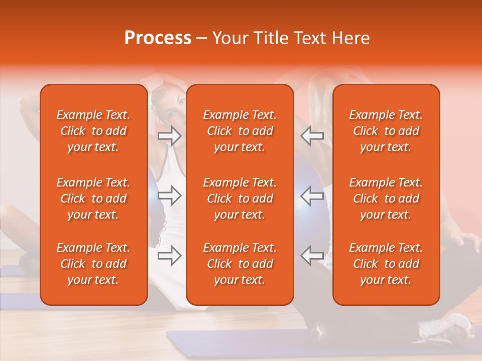 Pose Beauty Fitness PowerPoint Template