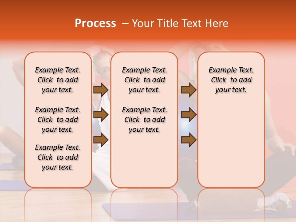 Pose Beauty Fitness PowerPoint Template