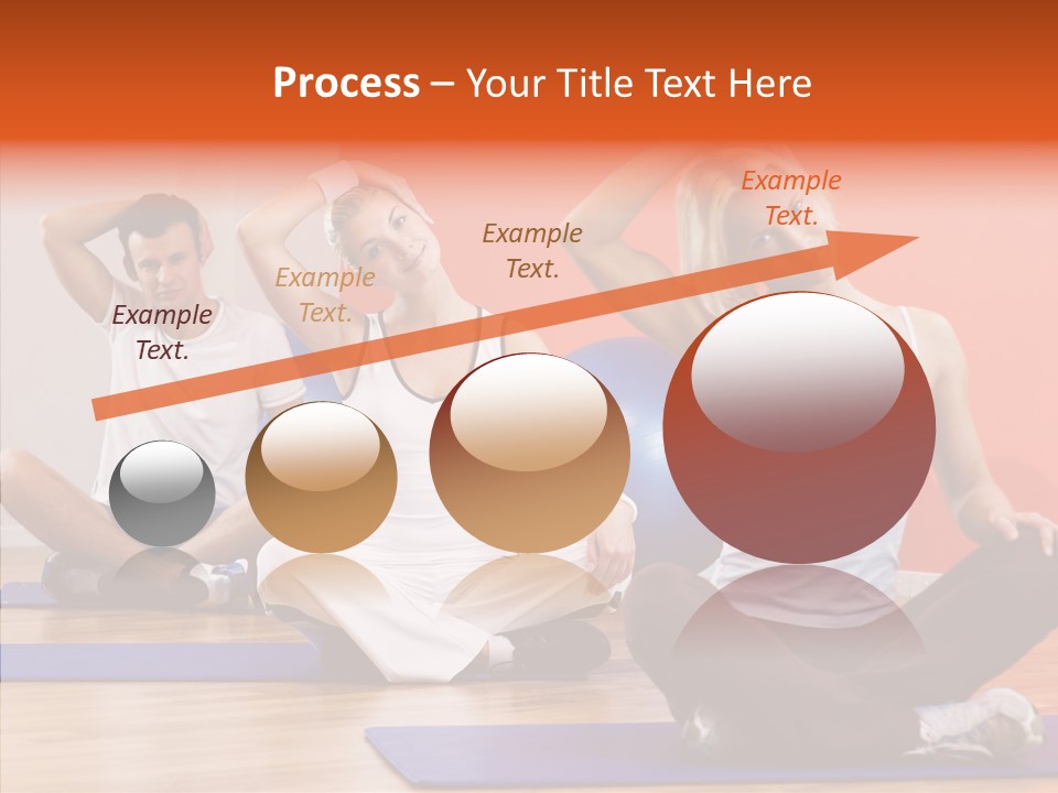 Pose Beauty Fitness PowerPoint Template