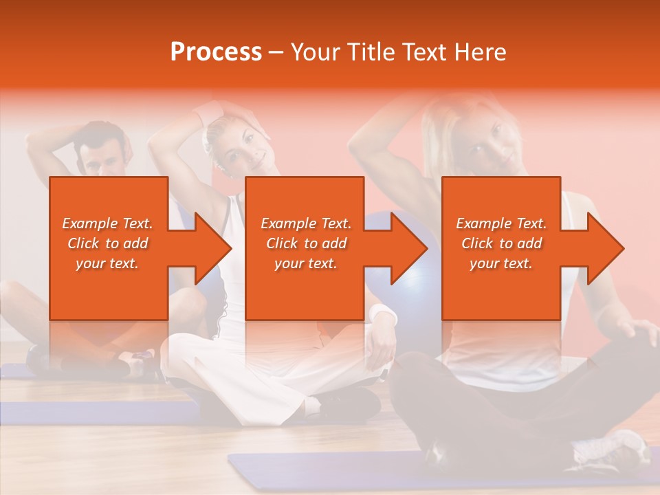 Pose Beauty Fitness PowerPoint Template