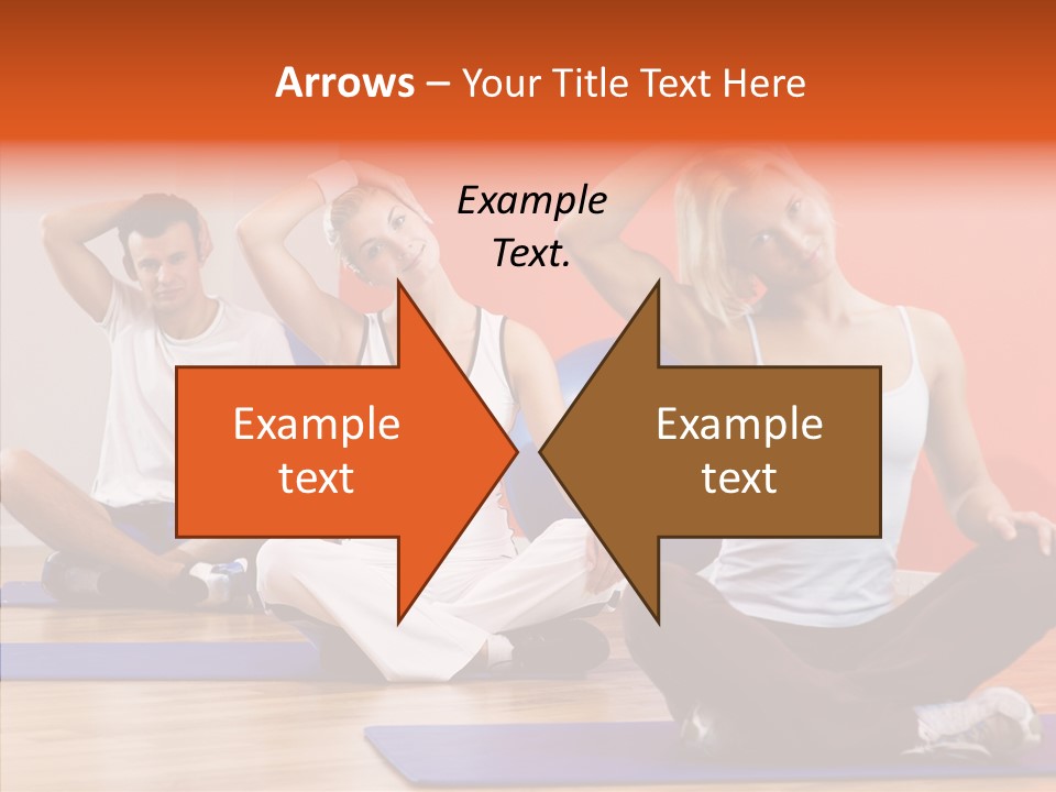 Pose Beauty Fitness PowerPoint Template