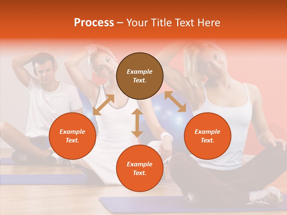 Pose Beauty Fitness PowerPoint Template