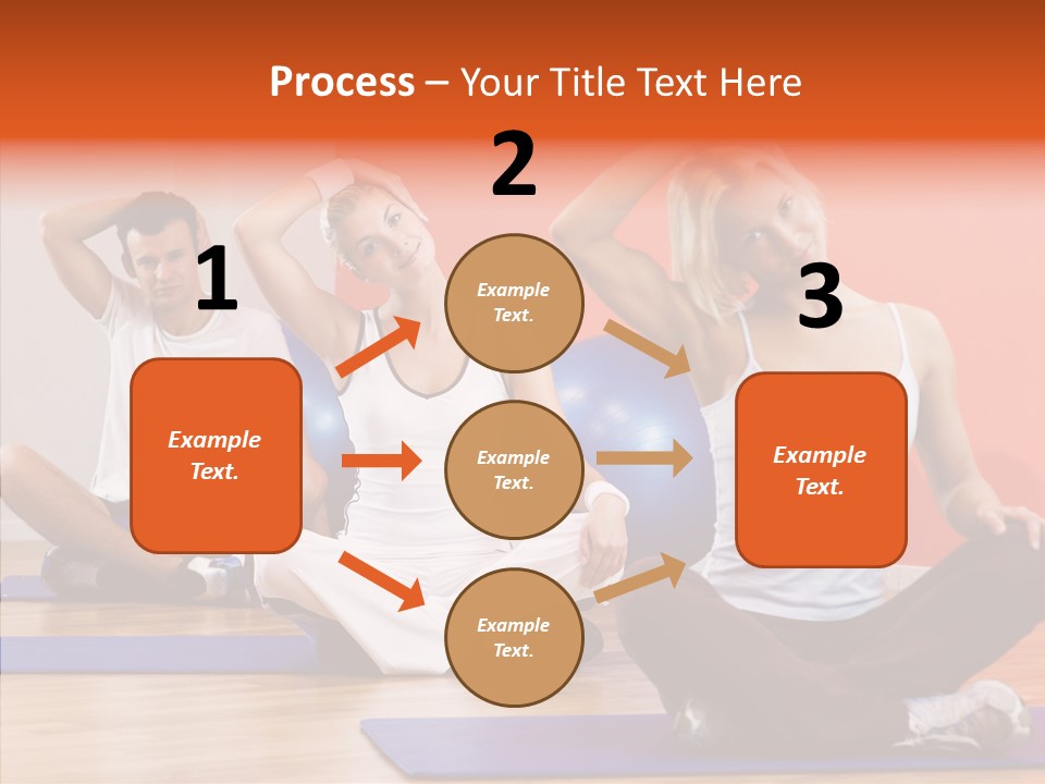 Pose Beauty Fitness PowerPoint Template