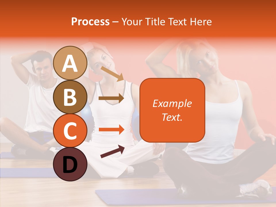 Pose Beauty Fitness PowerPoint Template