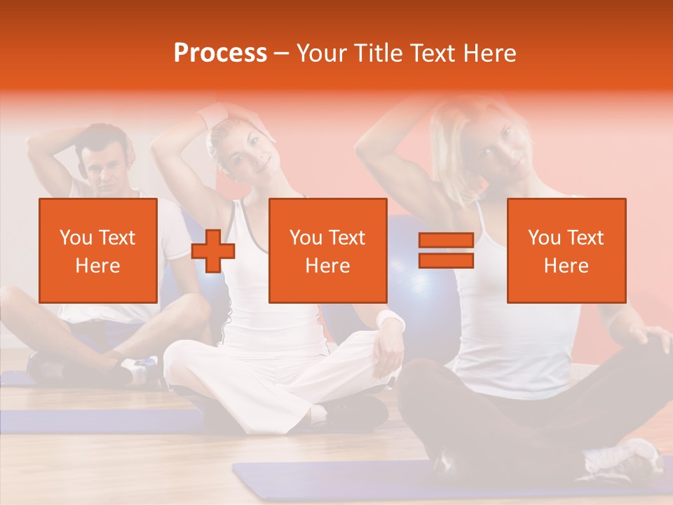 Pose Beauty Fitness PowerPoint Template