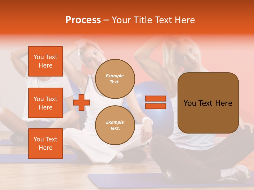 Pose Beauty Fitness PowerPoint Template
