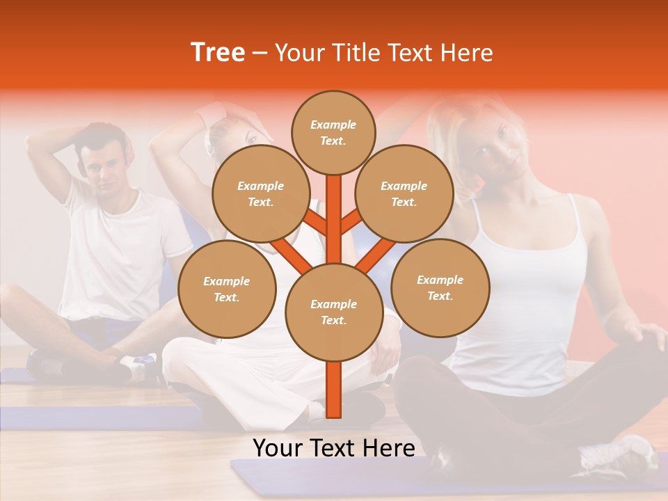 Pose Beauty Fitness PowerPoint Template