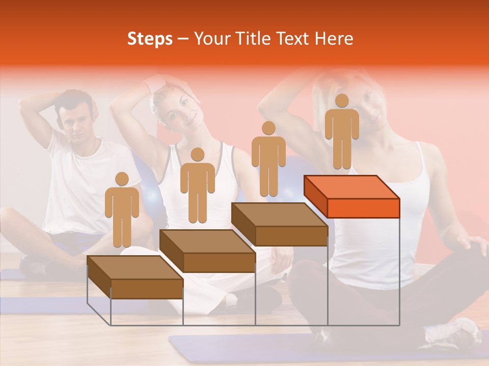 Pose Beauty Fitness PowerPoint Template