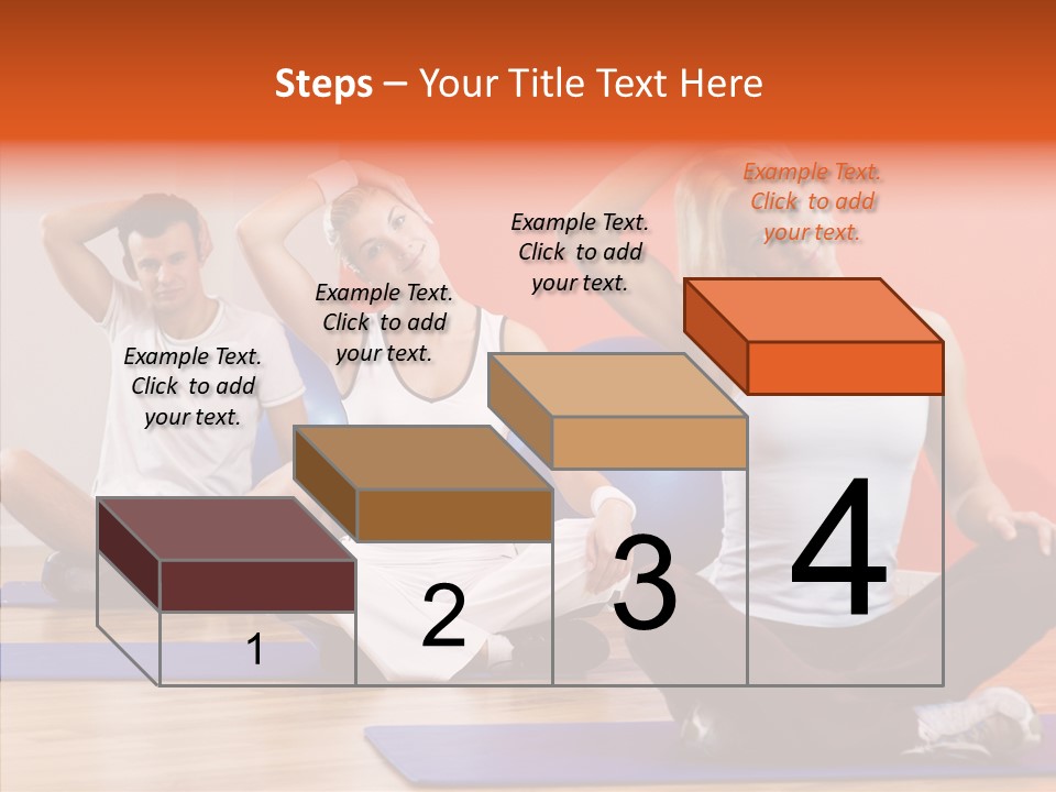 Pose Beauty Fitness PowerPoint Template