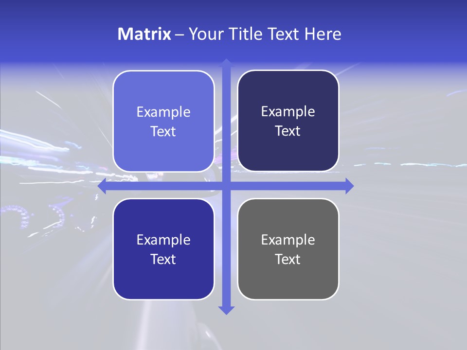 Traffic Velocity Move PowerPoint Template