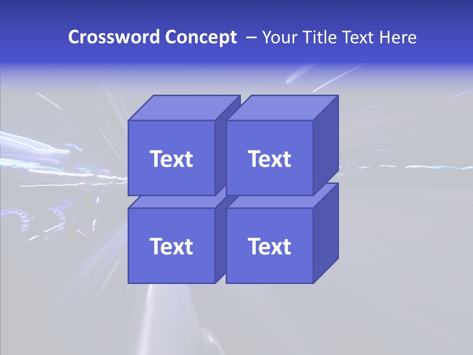 Traffic Velocity Move PowerPoint Template