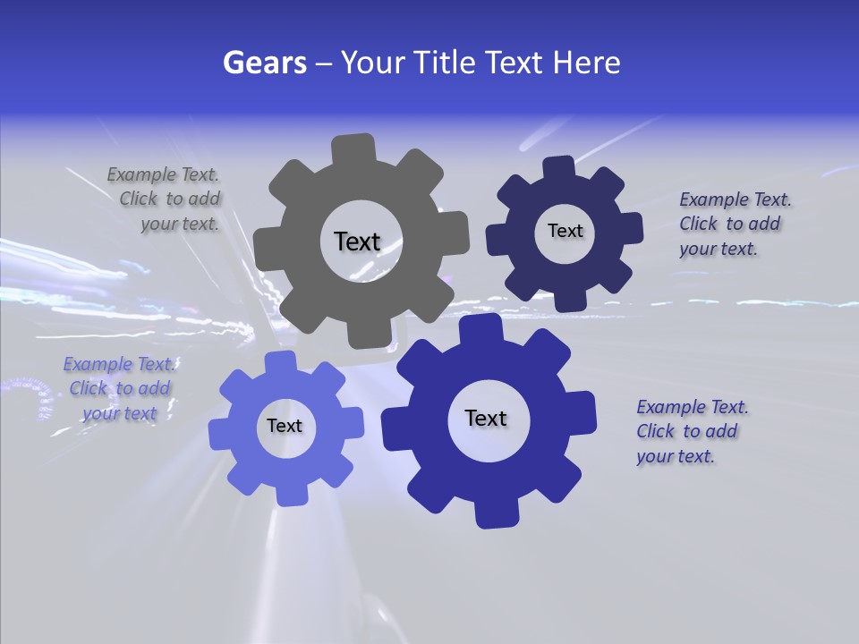 Traffic Velocity Move PowerPoint Template