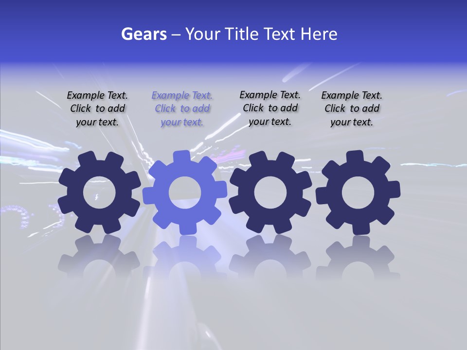 Traffic Velocity Move PowerPoint Template