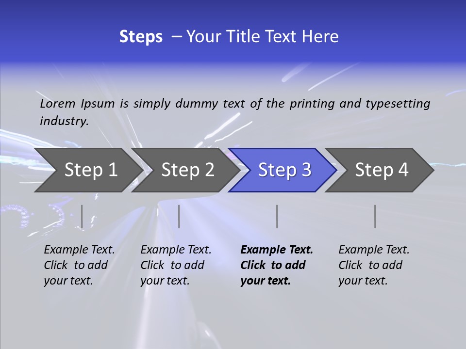 Traffic Velocity Move PowerPoint Template