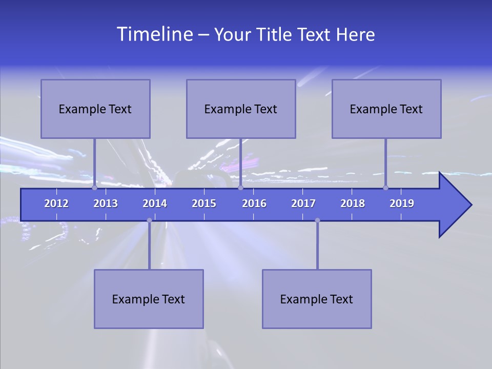 Traffic Velocity Move PowerPoint Template