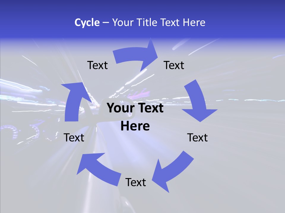 Traffic Velocity Move PowerPoint Template