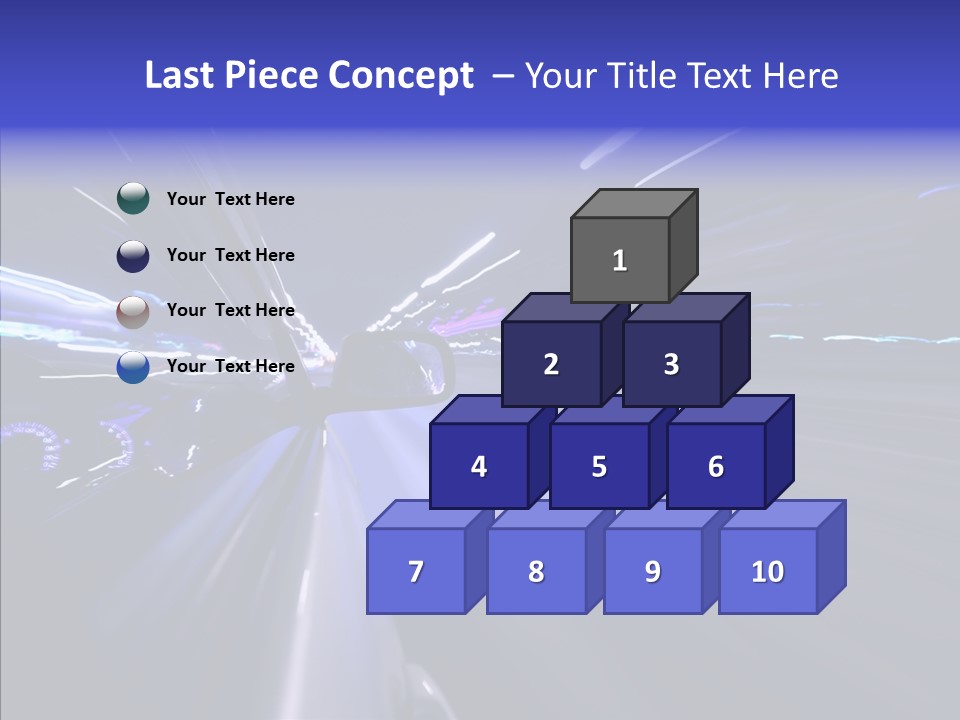 Traffic Velocity Move PowerPoint Template