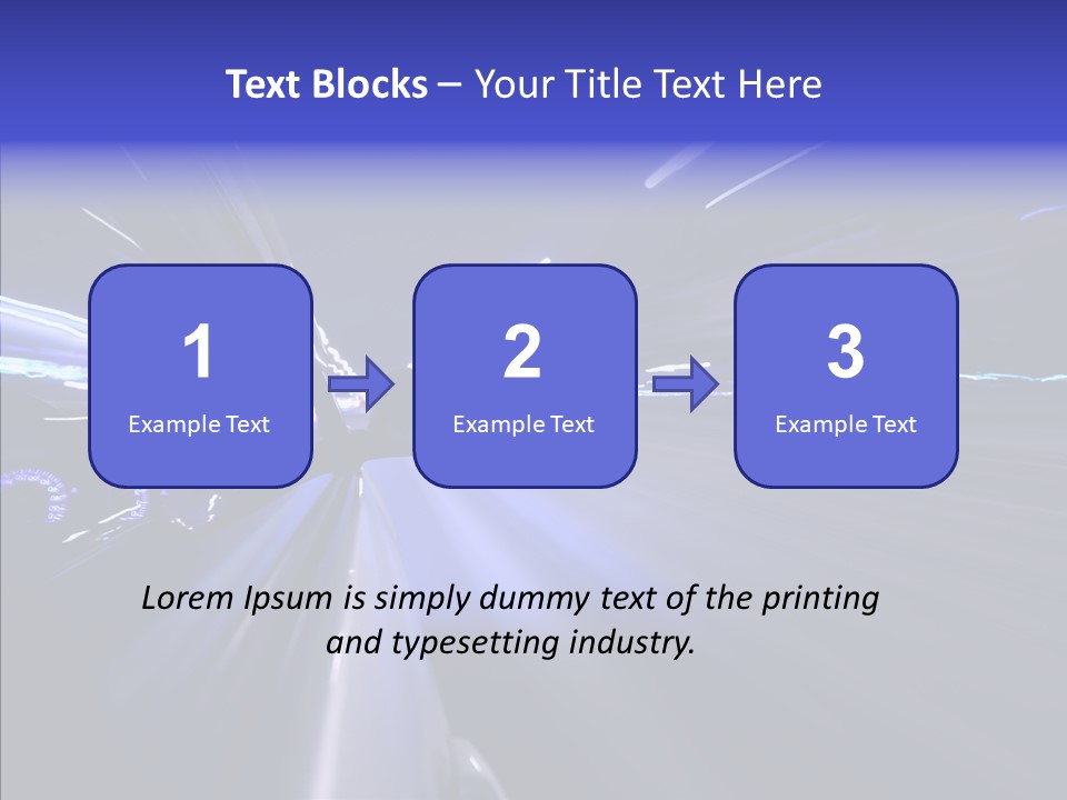Traffic Velocity Move PowerPoint Template