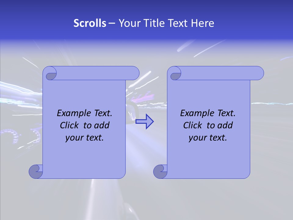 Traffic Velocity Move PowerPoint Template