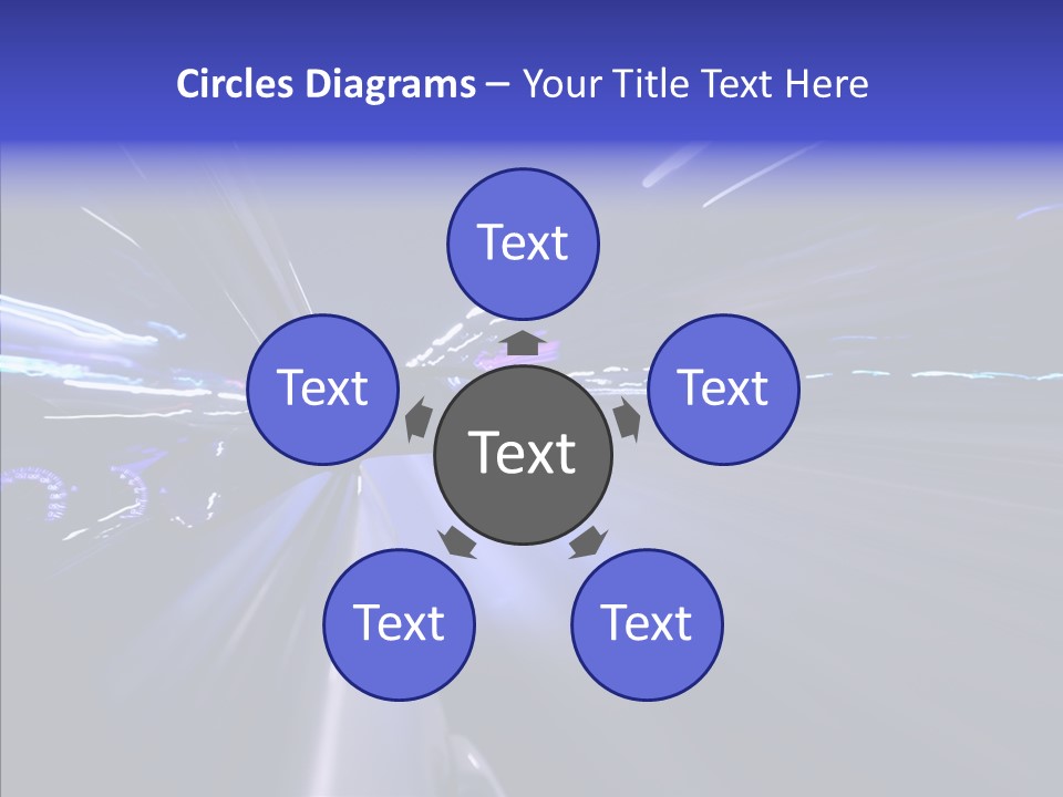 Traffic Velocity Move PowerPoint Template