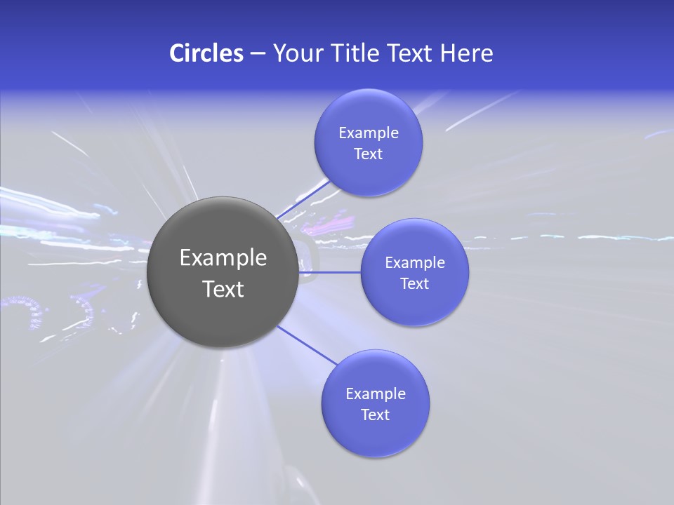 Traffic Velocity Move PowerPoint Template