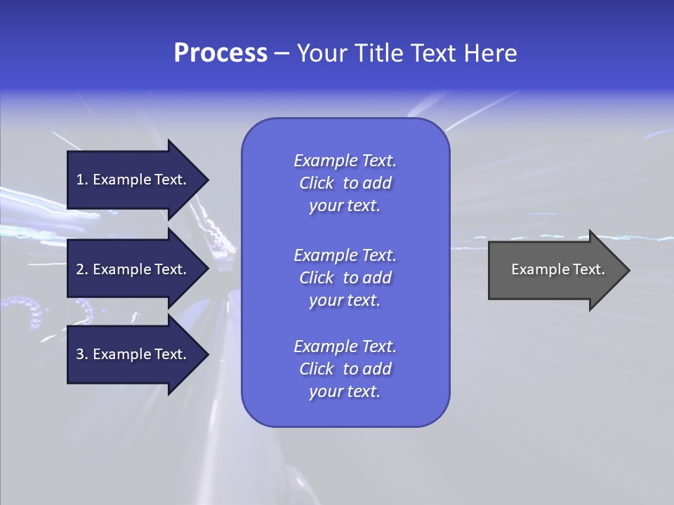 Traffic Velocity Move PowerPoint Template