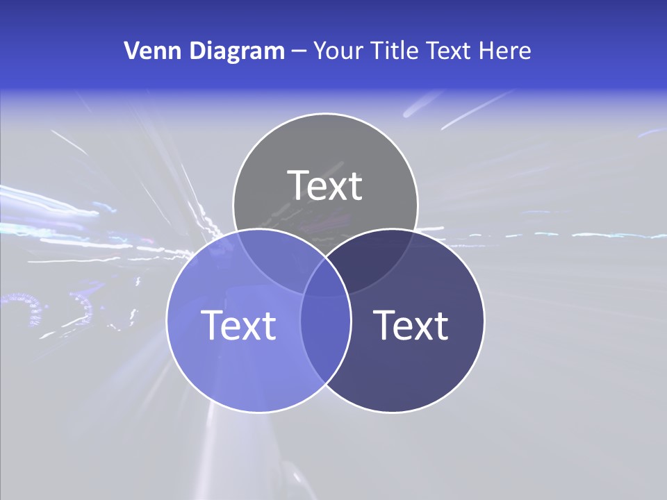 Traffic Velocity Move PowerPoint Template