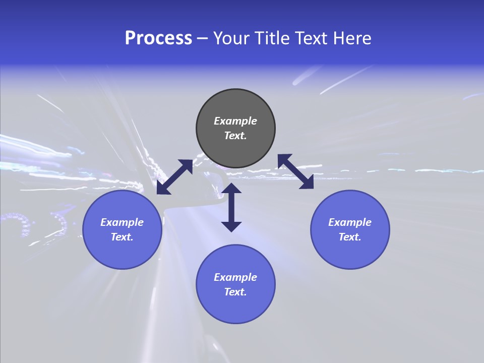 Traffic Velocity Move PowerPoint Template
